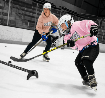Hockey players on ice